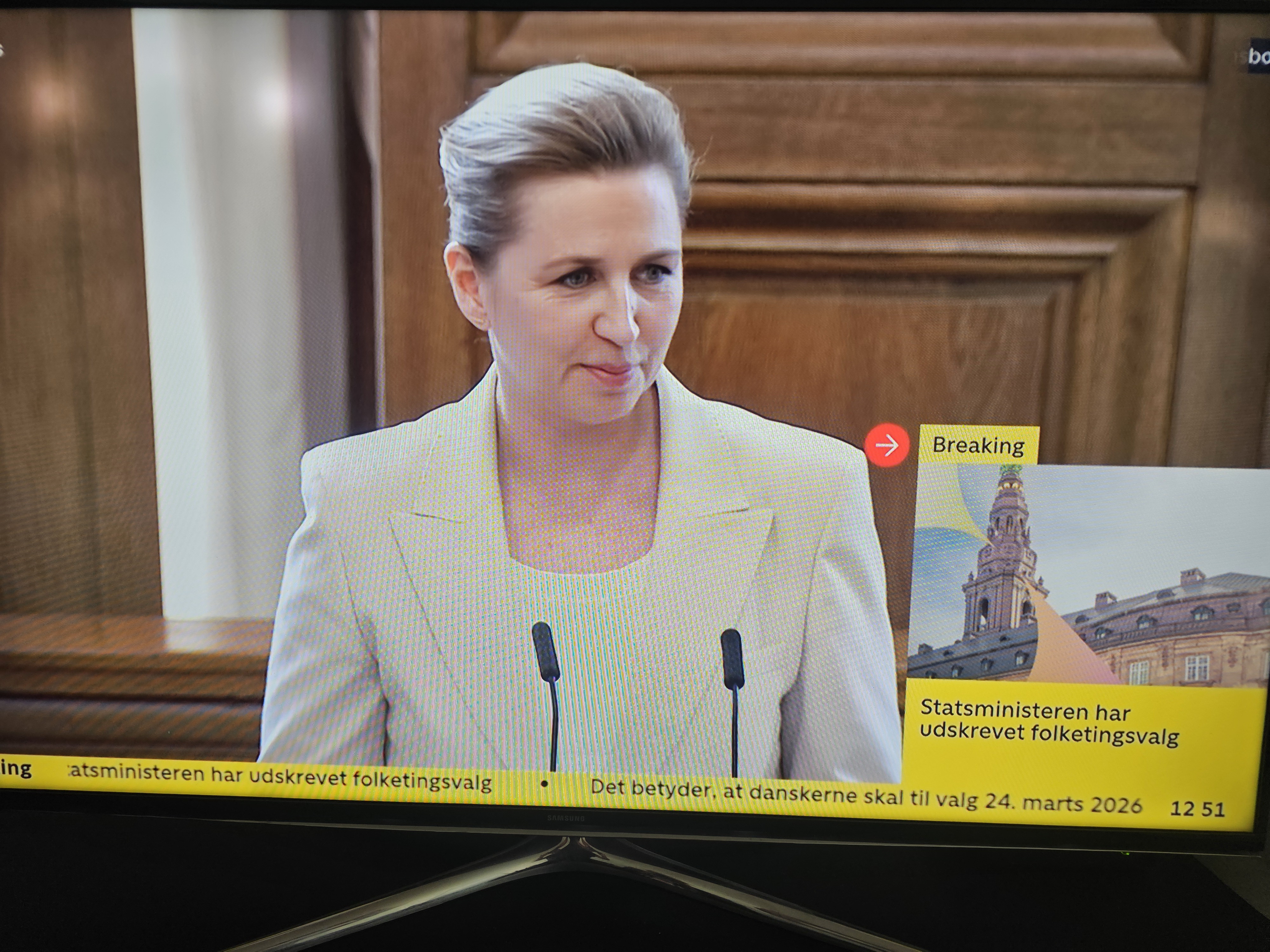 Foklketingsvalg 2026 udskrevet